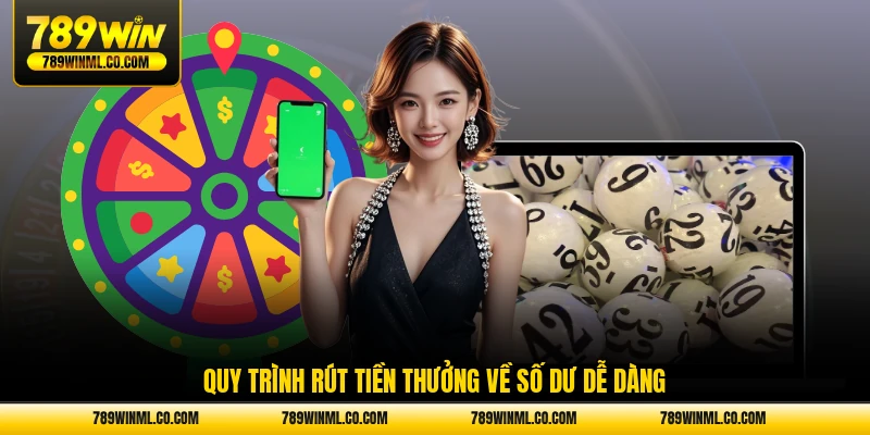 Quy trình rút tiền thưởng về số dư dễ dàng